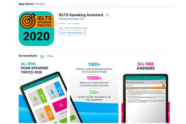 ielts speaking assistant