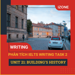 Phân tích Writing Task 2  – Unit 21 – Building’s History
