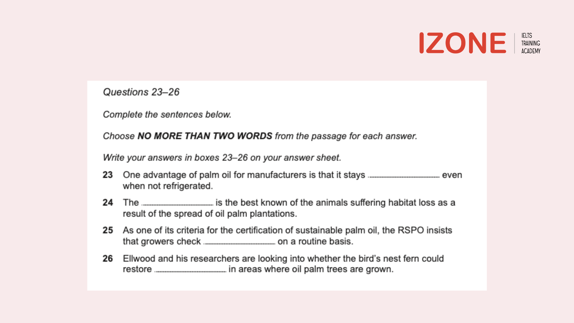 short answer questions ielts reading